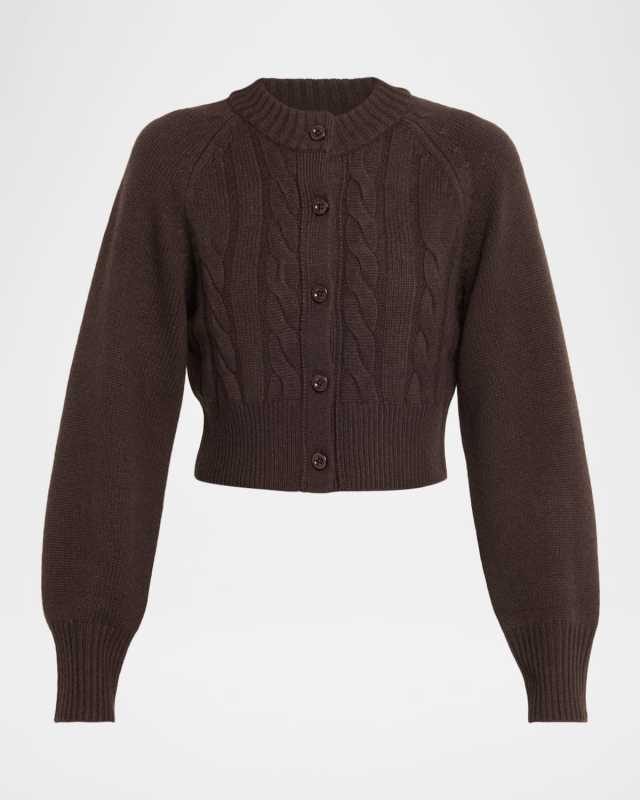 Rita Cable-Knit Cardigan
